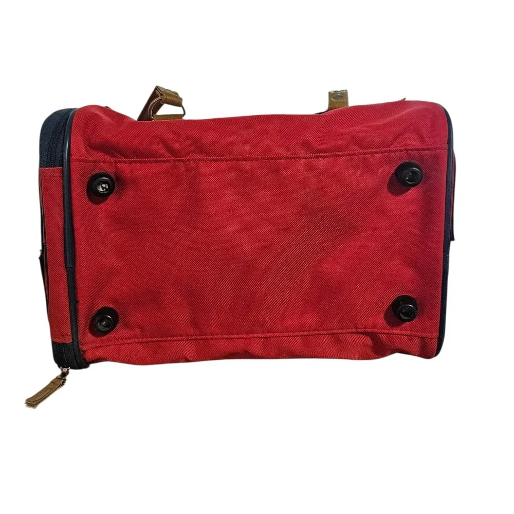 AKC Red Small Dog Bag Carrier American Kennel Sherpa Insert , Pet Travel Bag
